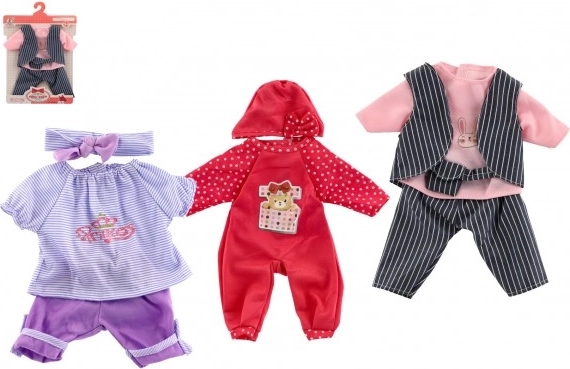 Clothes for Dolls and Babies 40 cm – mix of dresses and sets
