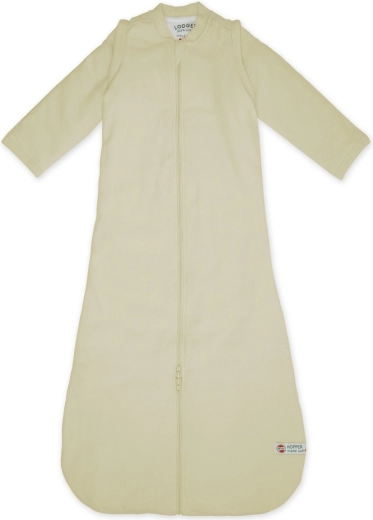 Lodger Hopper Rib Cream Sleeping Bag with Sleeves