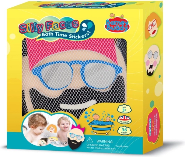 Putų lipdukai maudynėms – juokingi veidai