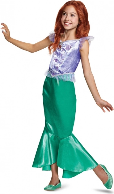 Princesės Ariel kostiumas vaikams 4–6 metų