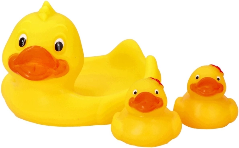 Moms Care Bath Toy and Soap Dish, Little Ducks - 3 pcs