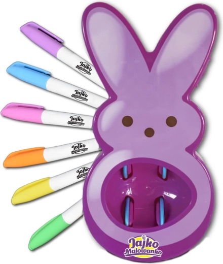 Epee Jajko Malowanko rabbit for painting eggs, purple