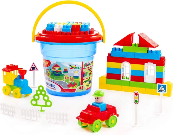 Builder Construction Set, 68 Pieces
