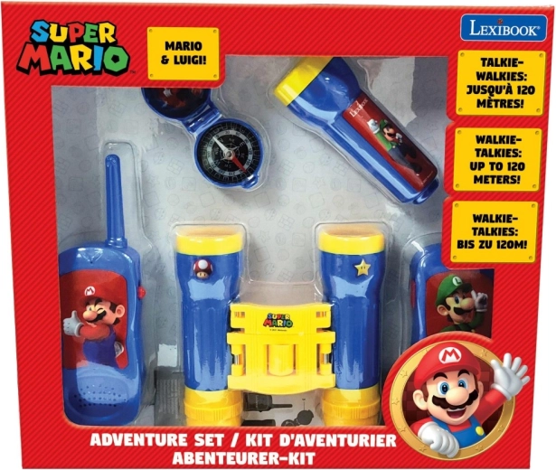 Super Mario Adventure Set with Walkie-Talkies for Kids