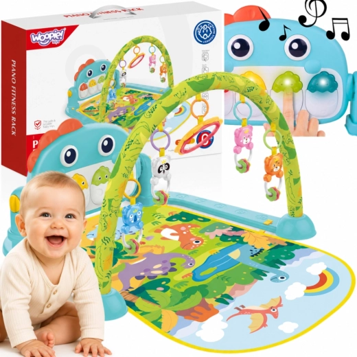Baby play mat with dinosaur arch – Woopie
