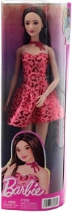 Barbie Fashionistas manekenė su rožiniu leopardo rašto apranga