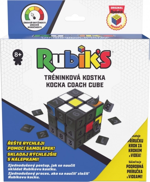Rubiko treniruočių kubas 3×3 su numeriais – mokomoji priemonė Coach Cube