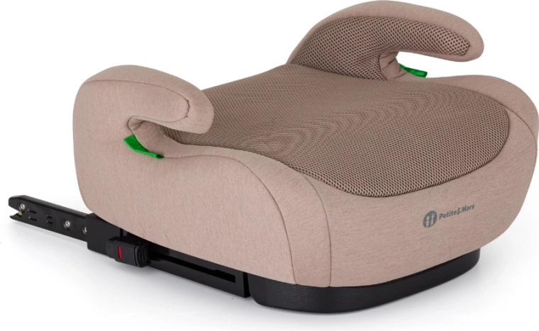 Petite&Mars sėdynės paaukštinimas Optimus Pro i-Size Air Tan Brown (125–150 cm)