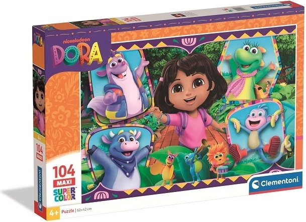 Clementoni maxi dėlionė Dora – 104 dalys