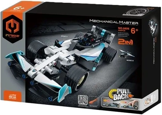 IM.Master 2-in-1 racing car and airplane pull-back set (225 pieces)