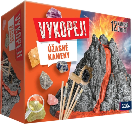 ALBI Iškask! Nuostabūs akmenys – mažasis mineralogas
