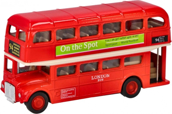 Goki metalinis Londono dviaukščio autobuso modelis