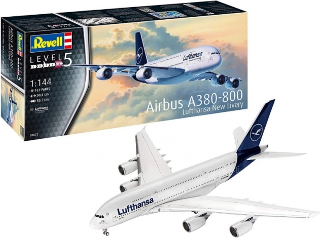 Plastic model Airbus A380-800 Lufthansa New Livery