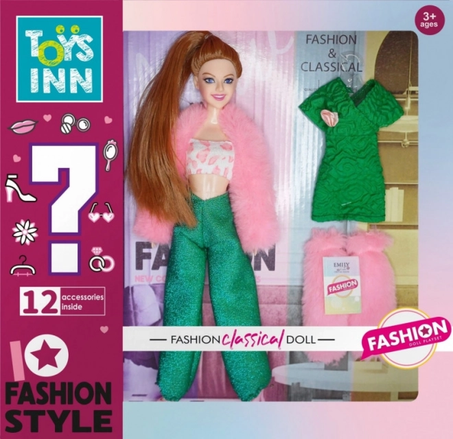 Emily Fashion Doll Pink