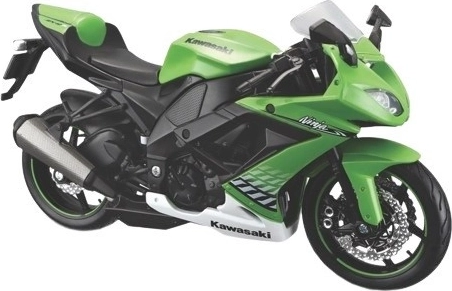 Maisto Kawasaki Ninja ZX-10R motorcycle with stand 1:12
