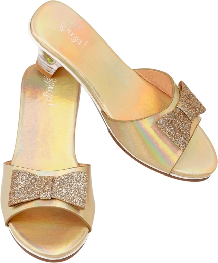 Souza! Emmeline Golden Glitter Heeled Shoes, Size 27/28