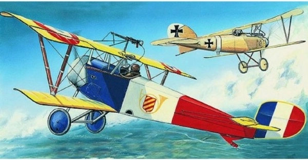 Lėktuvo modelis Nieuport 11/16 Bebe