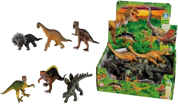 Guminis dinozauras 14–16 cm, atsitiktinis variantas – 1 vnt.