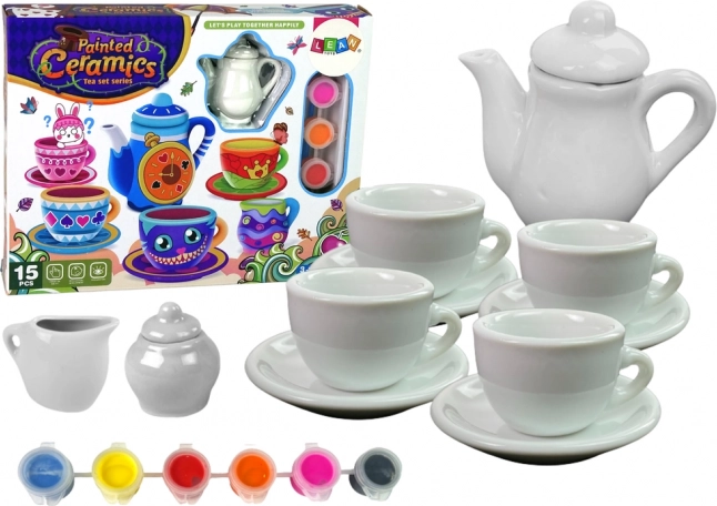 Kūrybinis DIY arbatos rinkinys porceliano tapymui