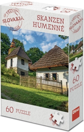 Dino dėlionė Turistinė edicija Slovakija – Humenné skansenas, 60 dalių