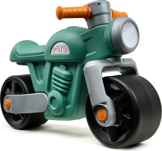 Falk Moto Premier Vintage Green Ride-On Motorcycle