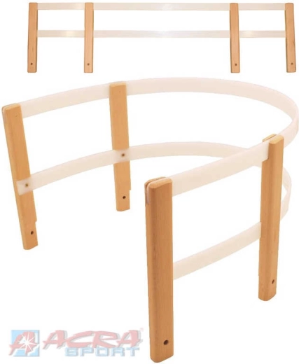 ACRA wooden sled backrest - 1 piece
