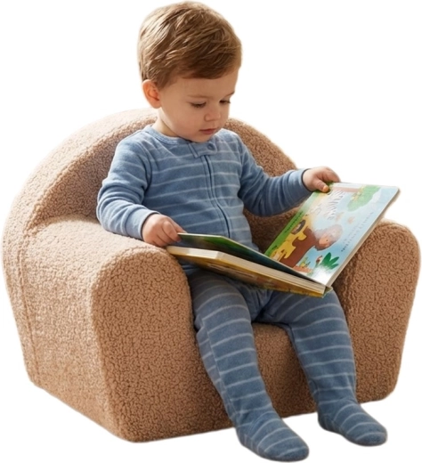 Vaikiškas foteliukas NEW BABY Teddy – Smėlio spalva