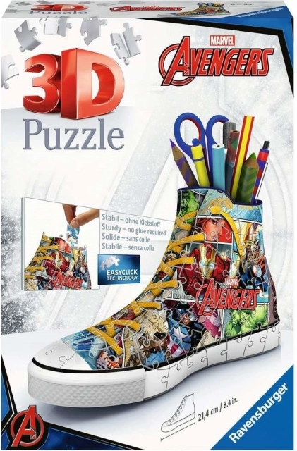 3D Puzzle Sneaker Avengers - 112 Pieces