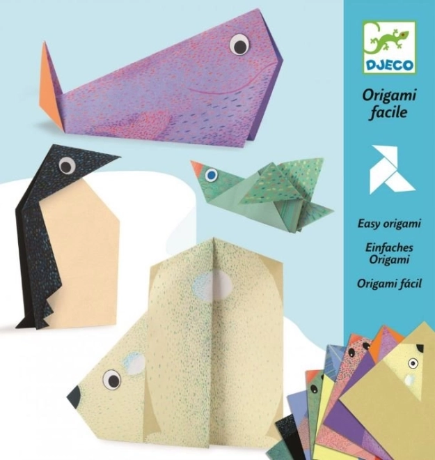 Origami poliariniai gyvūnai Djeco