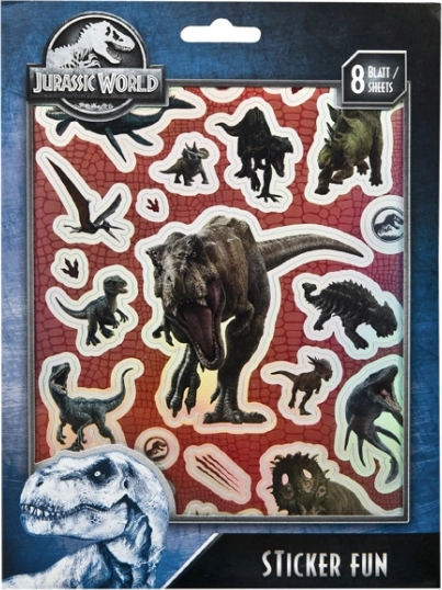 Jurassic World lipdukų rinkinys