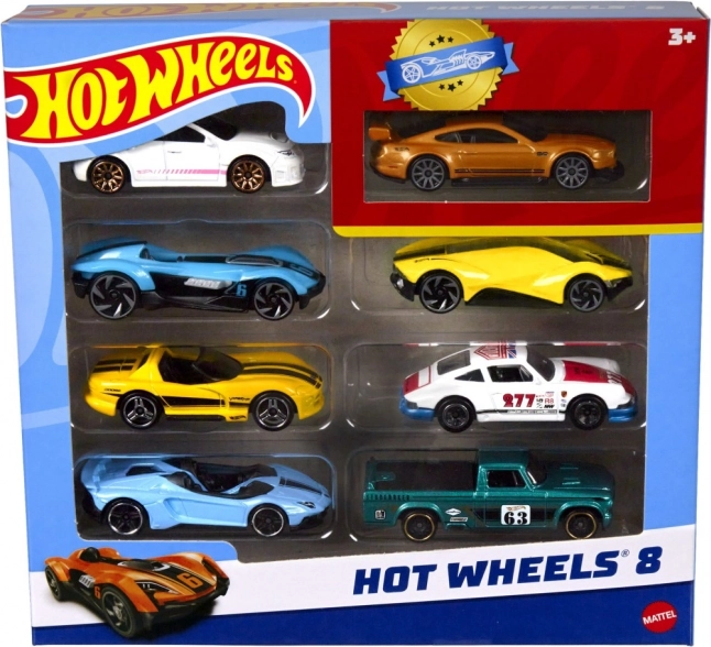 Set of 8 HOT WHEELS Cars