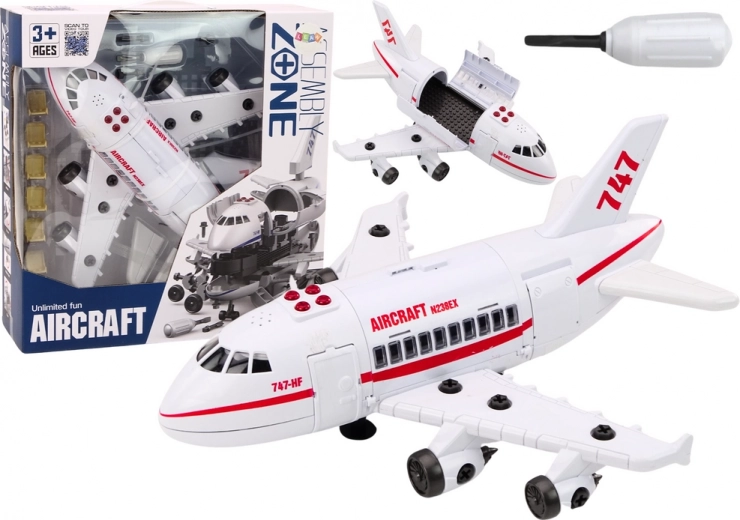Large Passenger Plane with Tools, Lights and Sounds