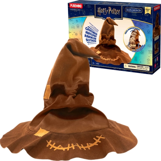 Puremind Harry Potter Wooden 3D Puzzle – Sorting Hat with Sound