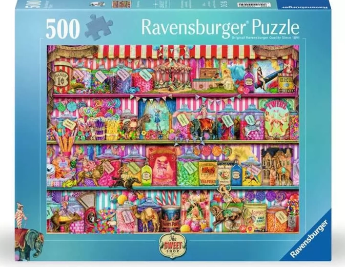 Ravensburger dėlionė „Cukrárna“ 500 detalių
