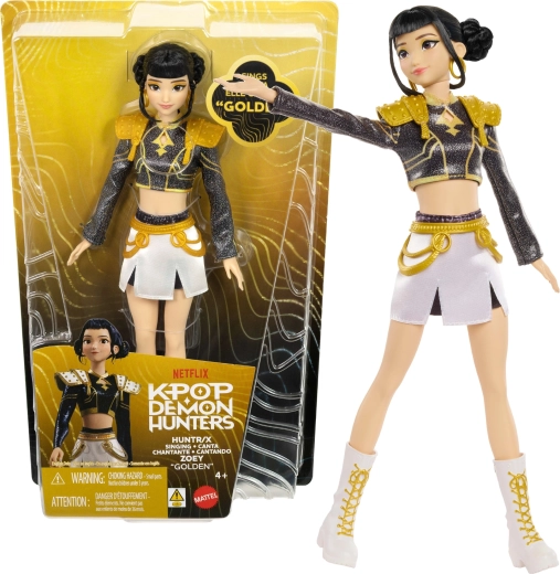 Singing Fashion Doll KPop Demon Hunters HUNTR/X Zoey Golden