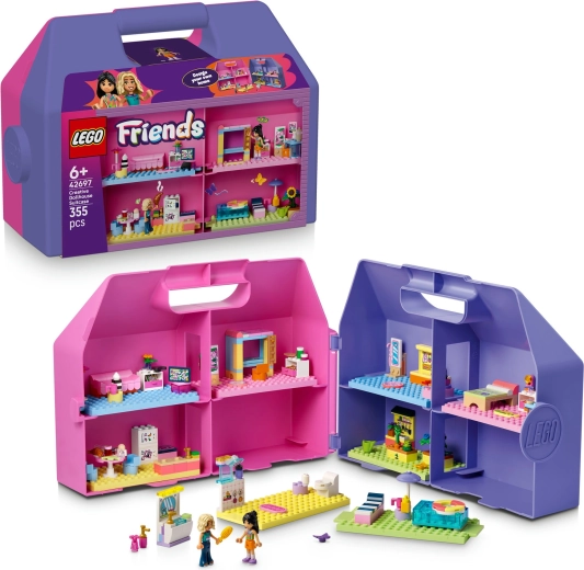 LEGO Friends kūrybinis lagaminėlis su lėlių nameliu