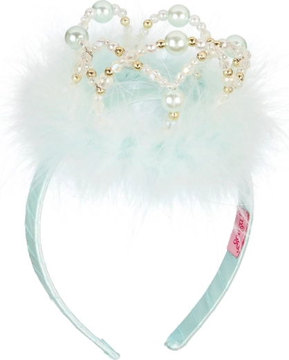 Souza! Alexandra Hairband with Crown, Light Mint