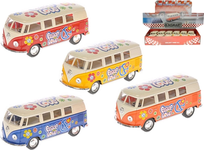 Kinsmart metal model Volkswagen Classical Bus 1962 1:32 13 cm