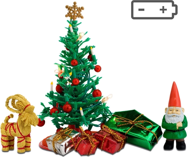 Lundby kalėdinis dekoracijų rinkinys lėlių nameliui