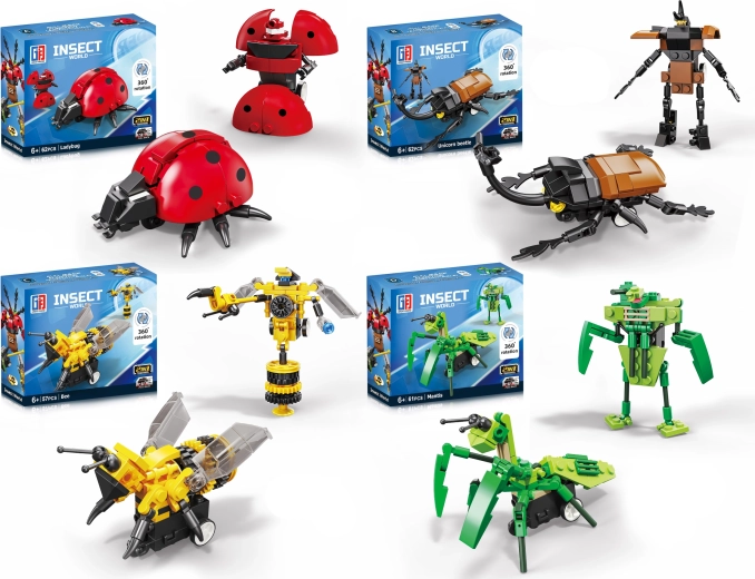Transformuojamas robotinis vabzdys