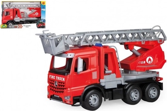 Gaisrinis automobilis MERCEDES-BENZ Arocs su kopėčiomis ir vandens patranka