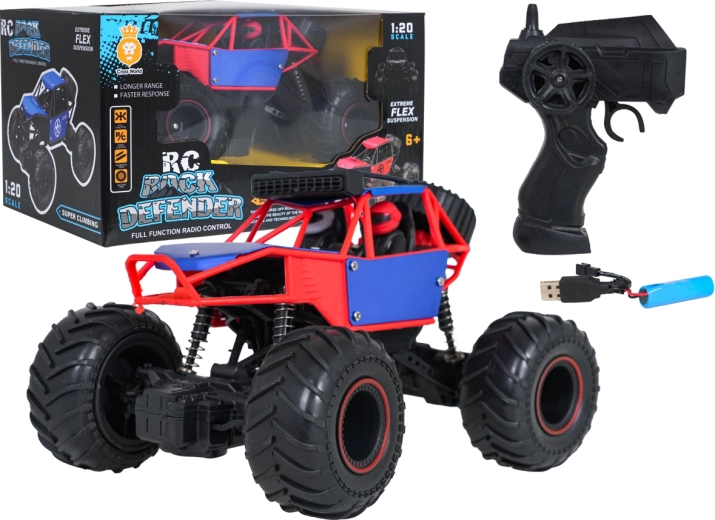 CAPITAN Blue-Red Off-Road RC Car