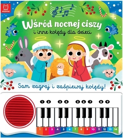 Among the Silent Night and Other Carols for Children – book with piano
