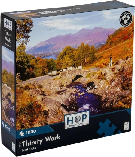 House of Puzzles Refreshment by the Stream – 1000-piece jigsaw puzzle