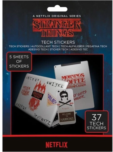 Viniliniai lipdukai „Stranger Things“, 37 vnt.