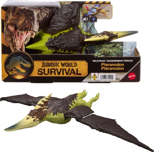 Interaktyvus dinozauras JURASSIC WORLD Survival Pteranodon 30 cm
