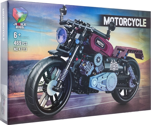 Motorcycle Building Set, 469 Pieces
