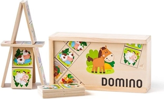 Woodyland Domino: Domestic Animals
