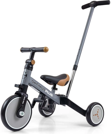Milly Mally 4-in-1 Children's Bike Optimus Plus Grey