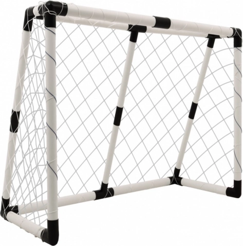 Didelė sodo futbolo vartų aikštelė vaikams 6+ su kamuoliu ir pompa